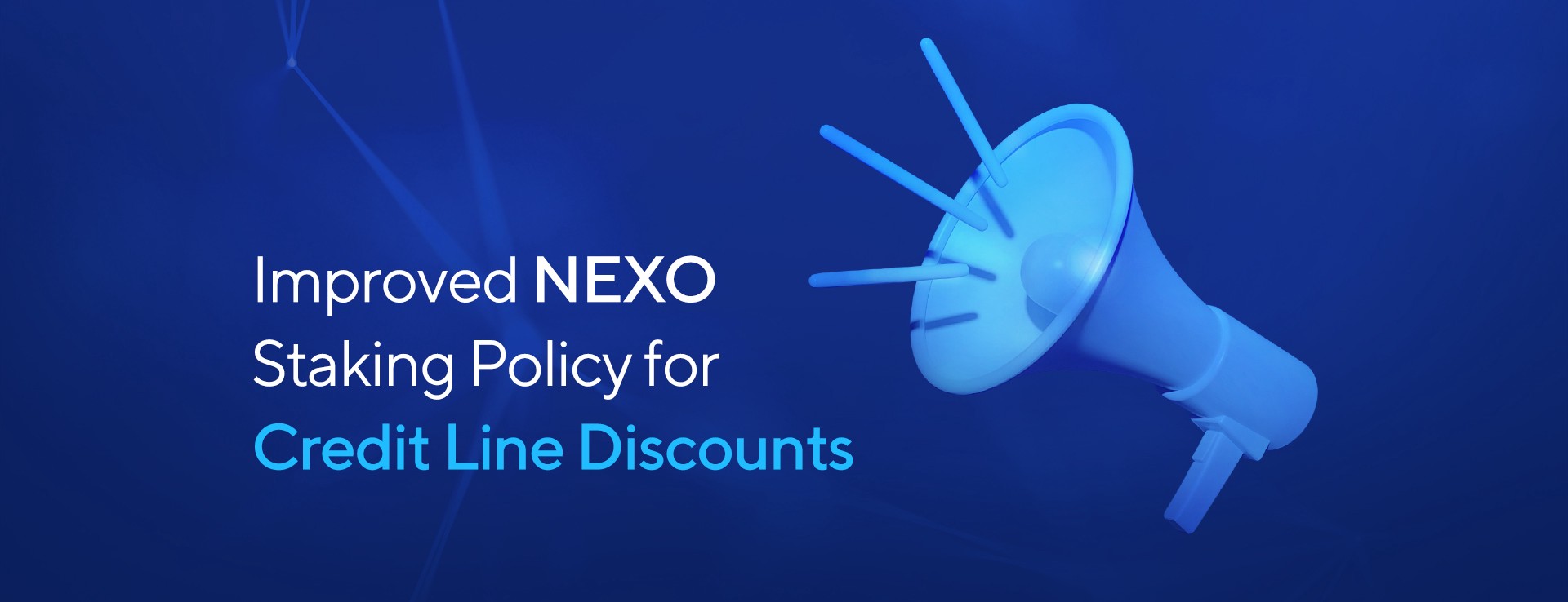 Improved NEXO Staking Policy for Credit Line Discounts