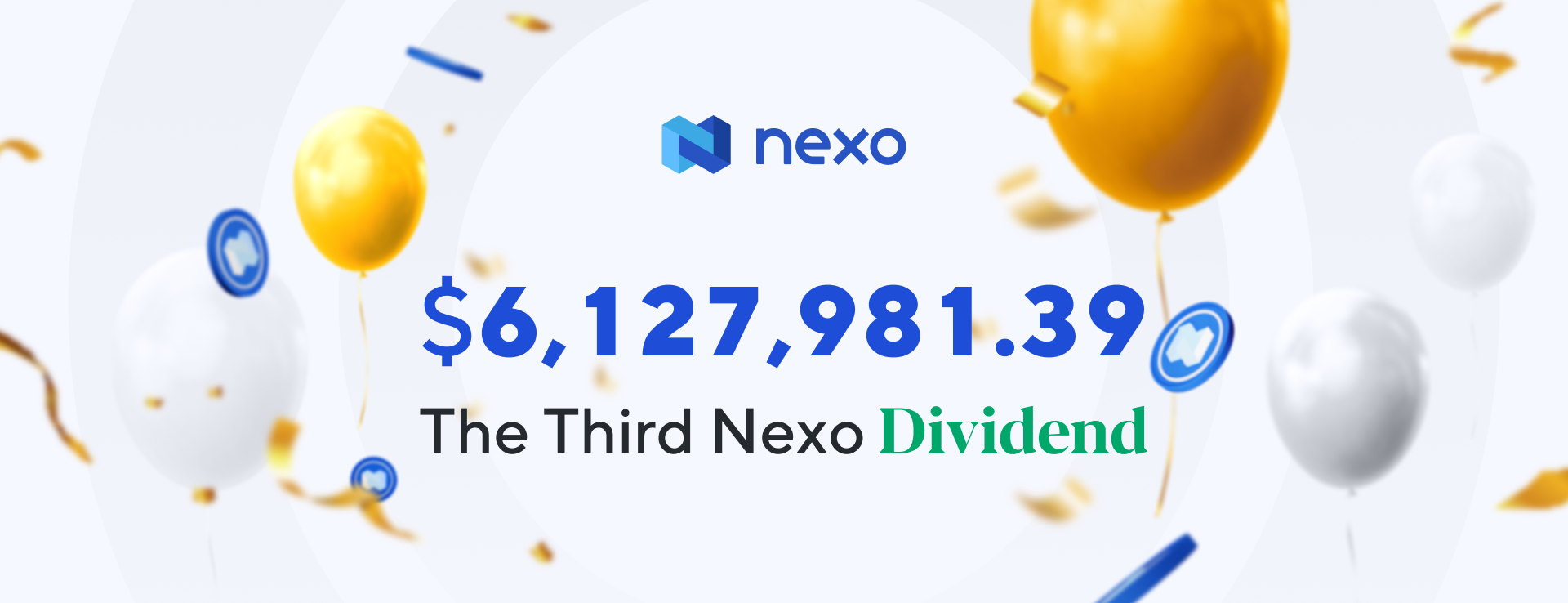 Nexo to Distribute a Record $6,127,981.39 in Dividends