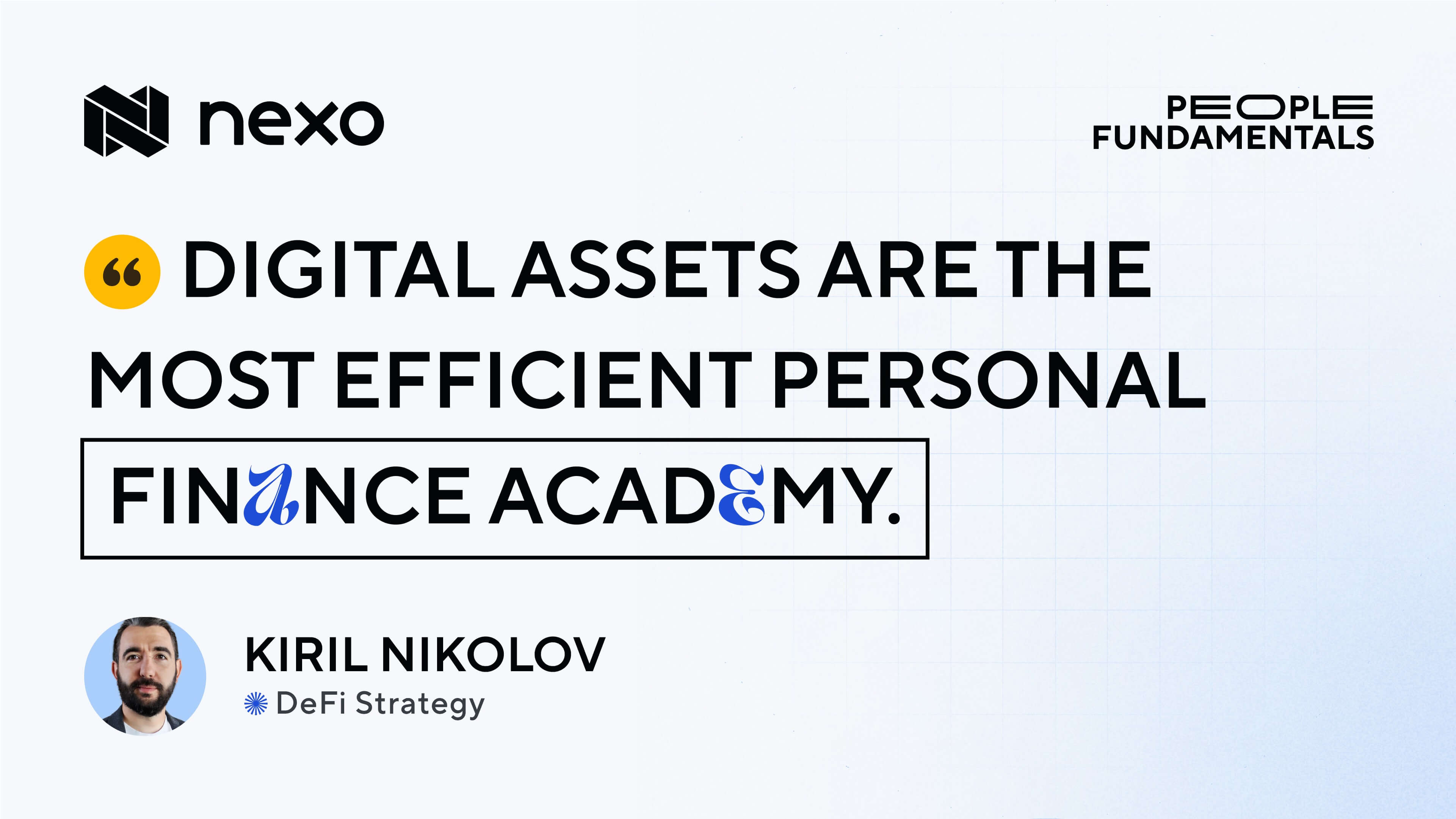 People Fundamentals #10: Kiril Nikolov – A Recipe for DeFi Success by Nexo’s First-Ever Employee