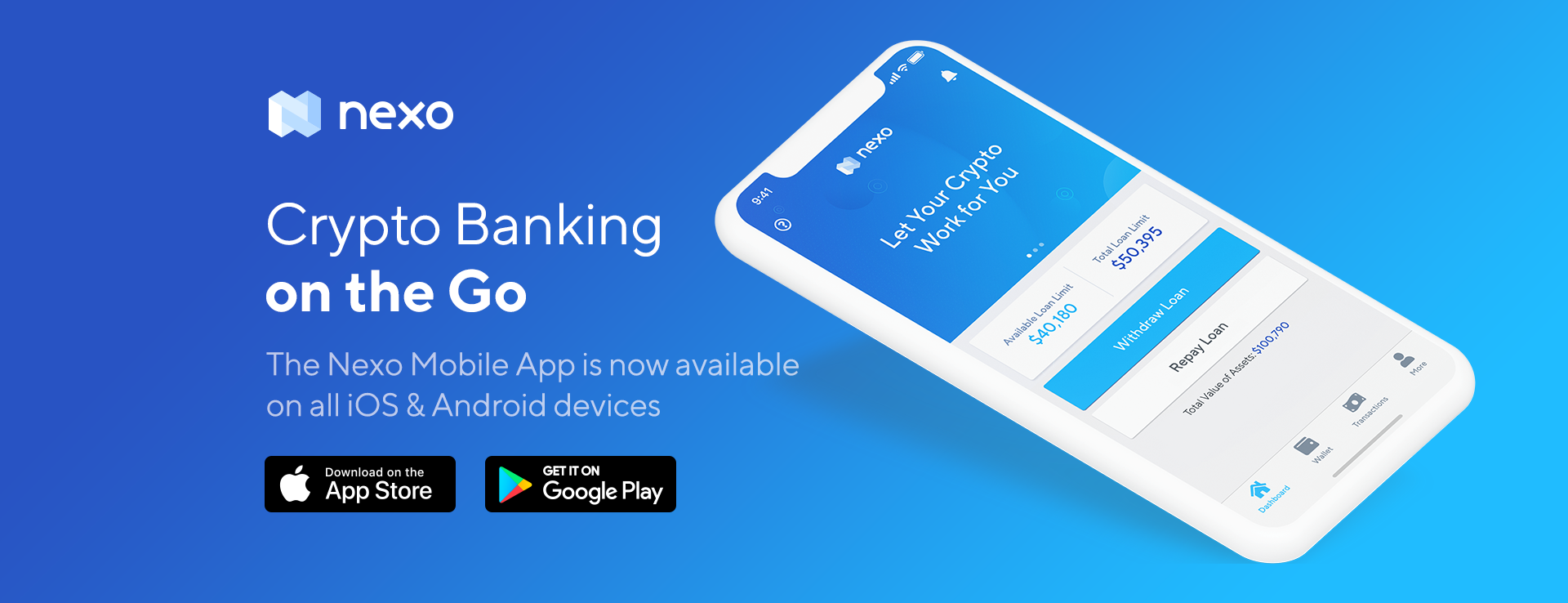 The Nexo App Now Available on iOS & Android