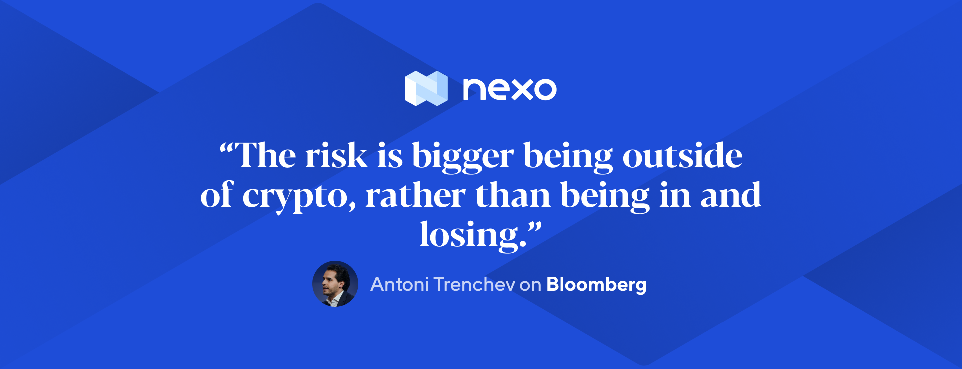 The Risk Is Bigger Being Outside of Crypto, Rather Than Being in and Losing
