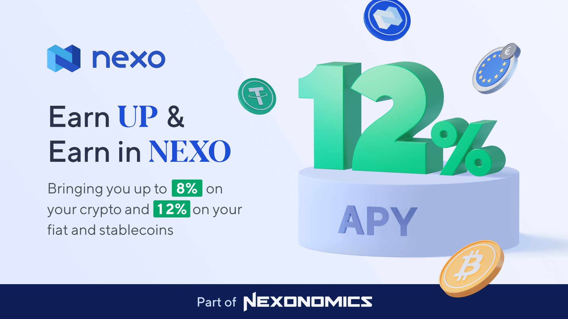 🚀 Up to 12% APY with Earn UP & Earn in NEXO